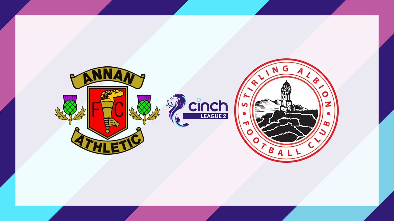 Annan Athletic vs Stirling Albion poster