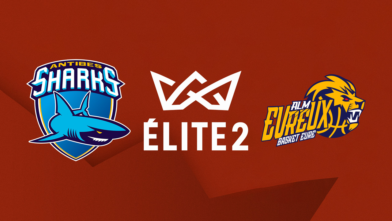 Antibes Sharks vs ALM Évreux Basket poster