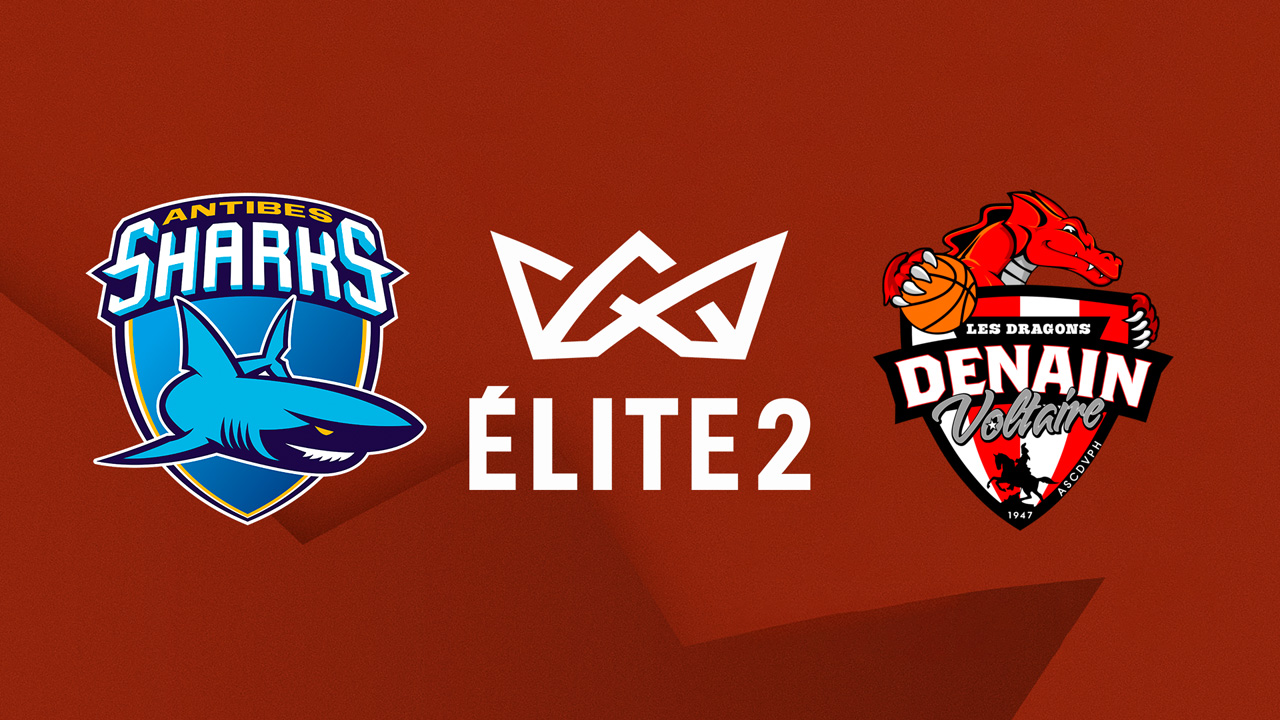Antibes Sharks vs Denain Voltaire Basket poster