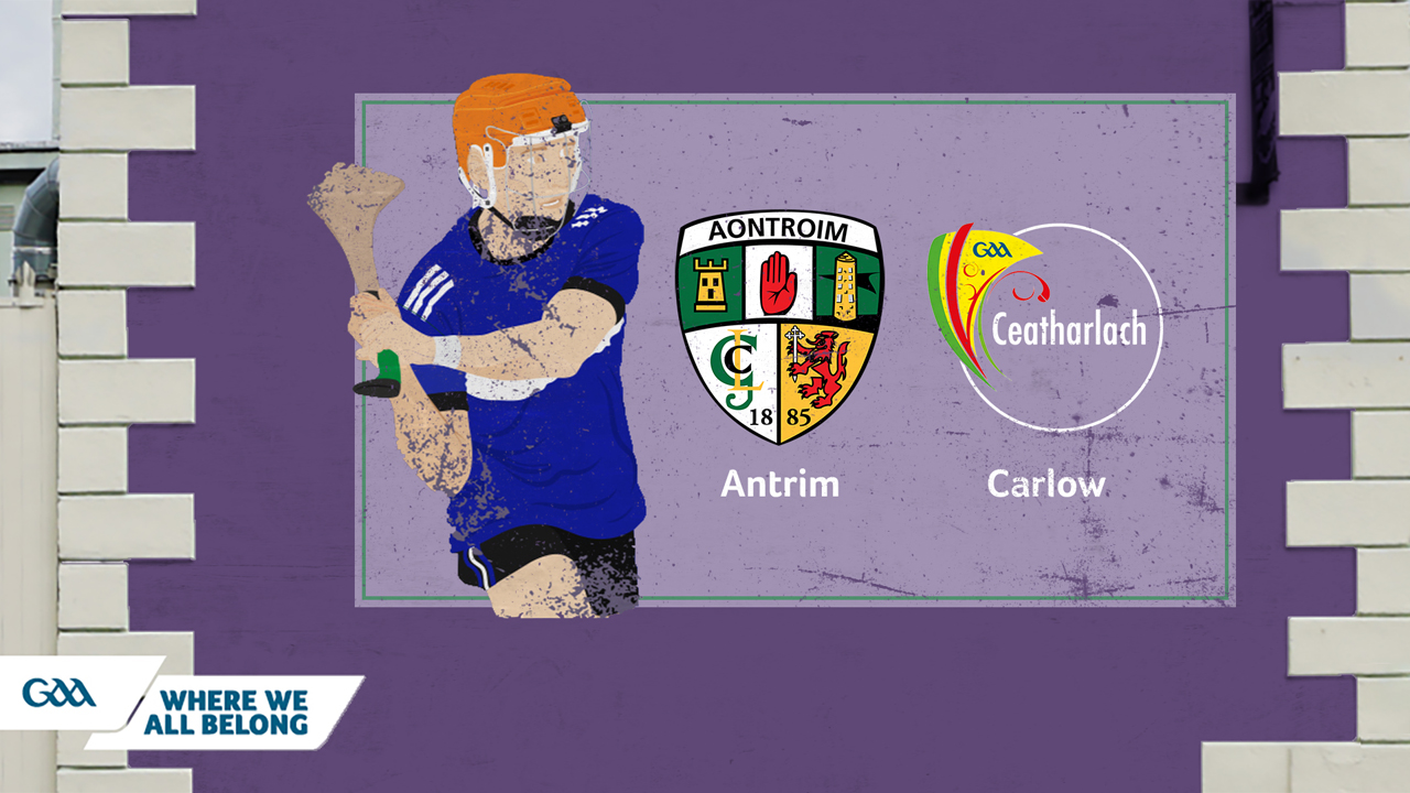 Antrim GAA Hurling vs Carlow GAA Hurling poster