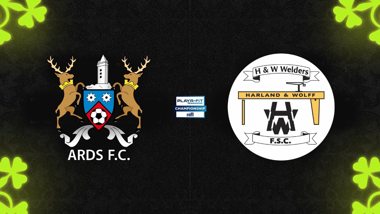 Ards vs H and W Welders poster