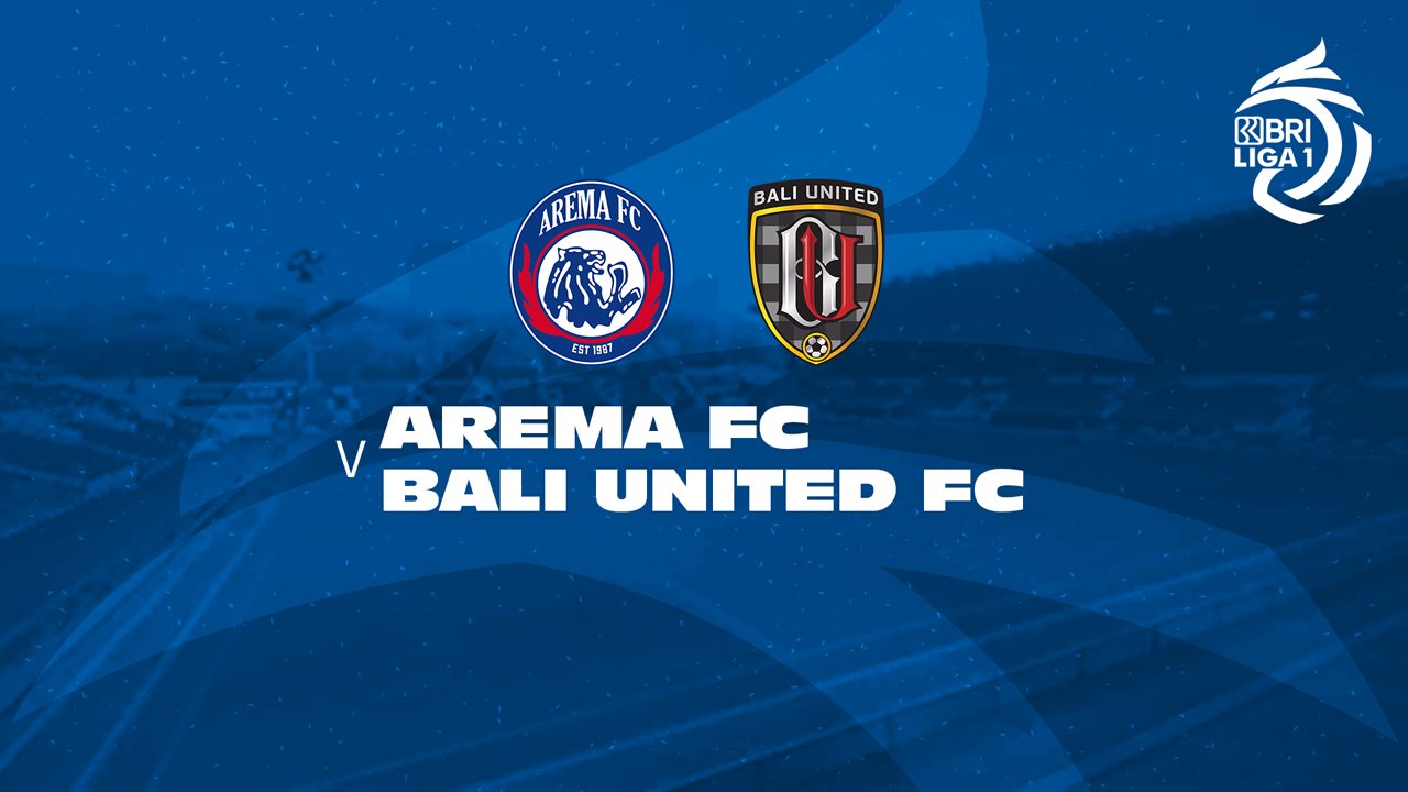 Arema vs Bali United poster