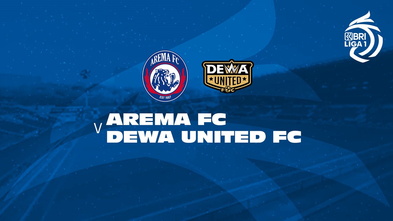 Arema vs Dewa United Banten poster