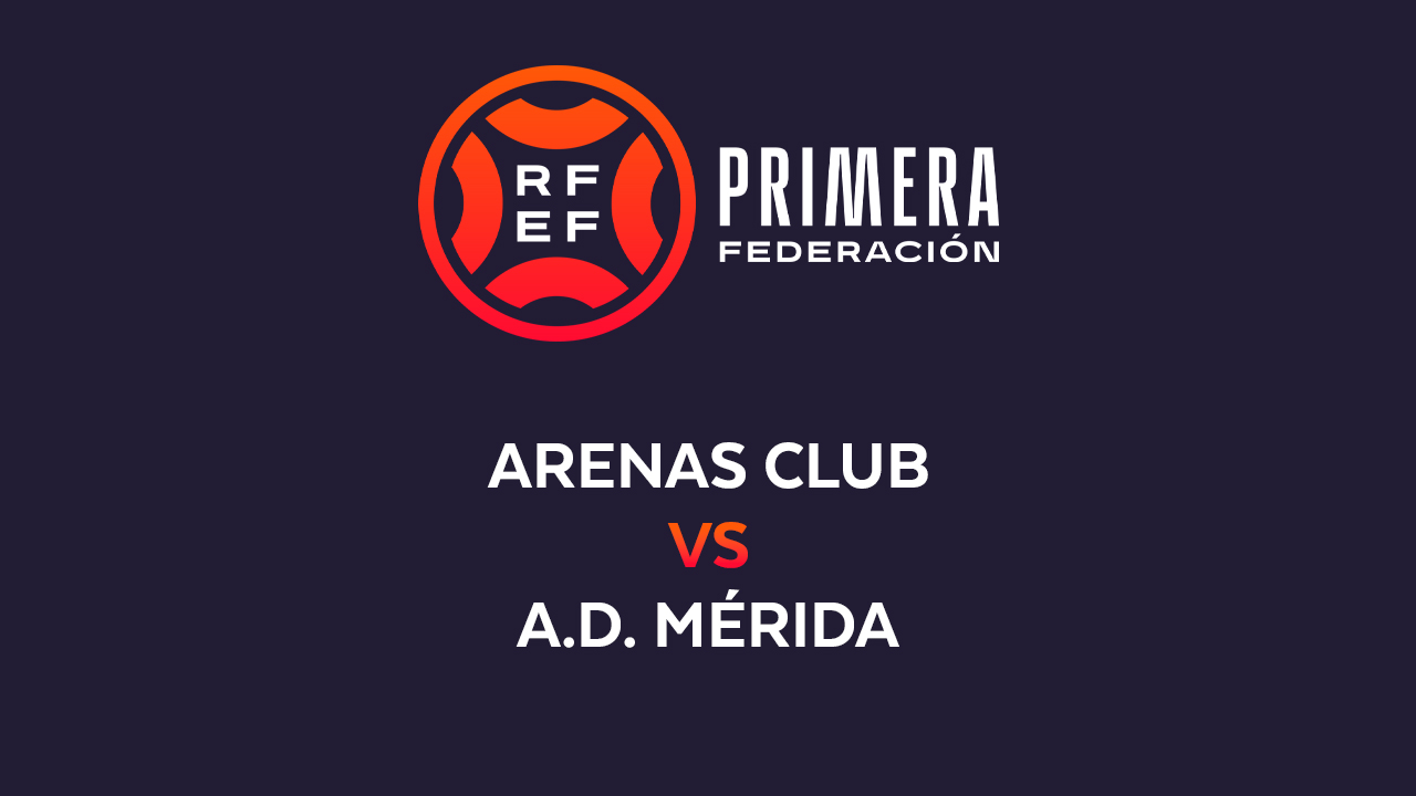 Arenas Club vs Mérida poster