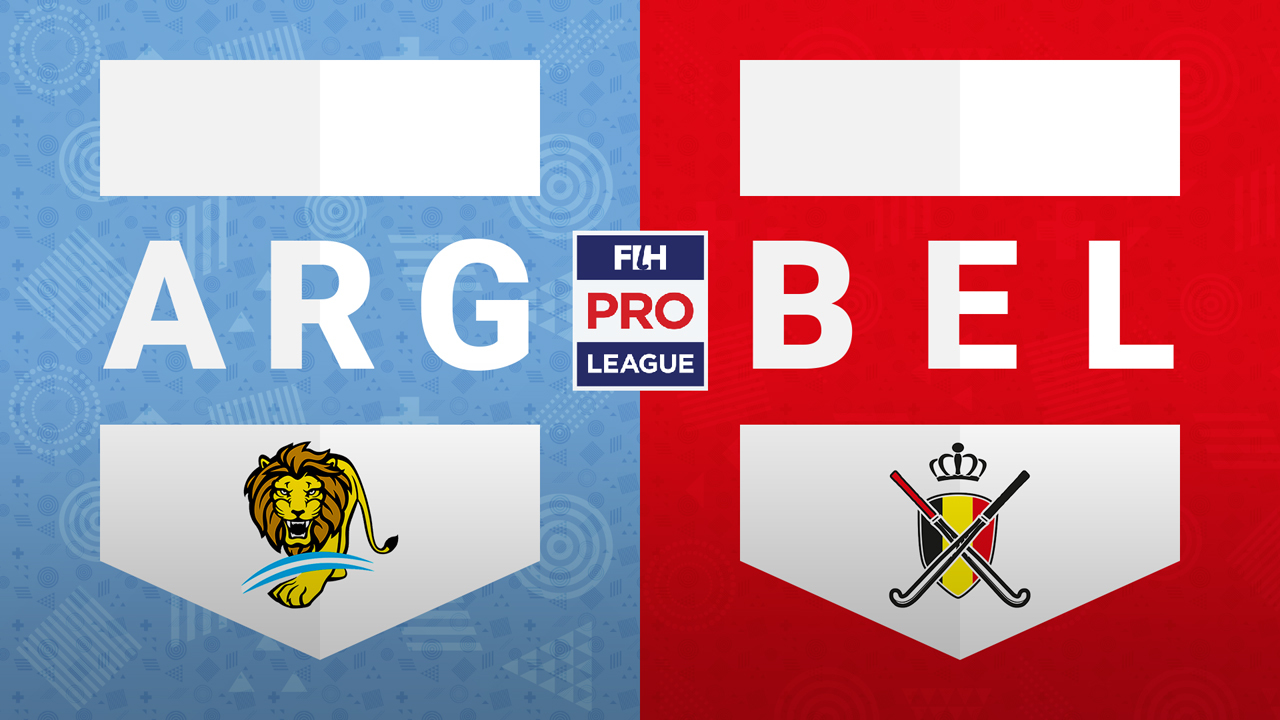 Argentina Hockey vs Belgium Hockey poster