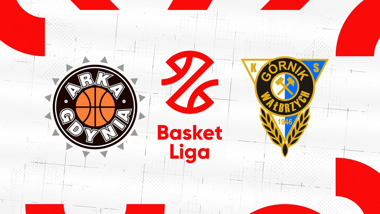 Arka Gdynia Basketball vs Górnik Wałbrzych poster