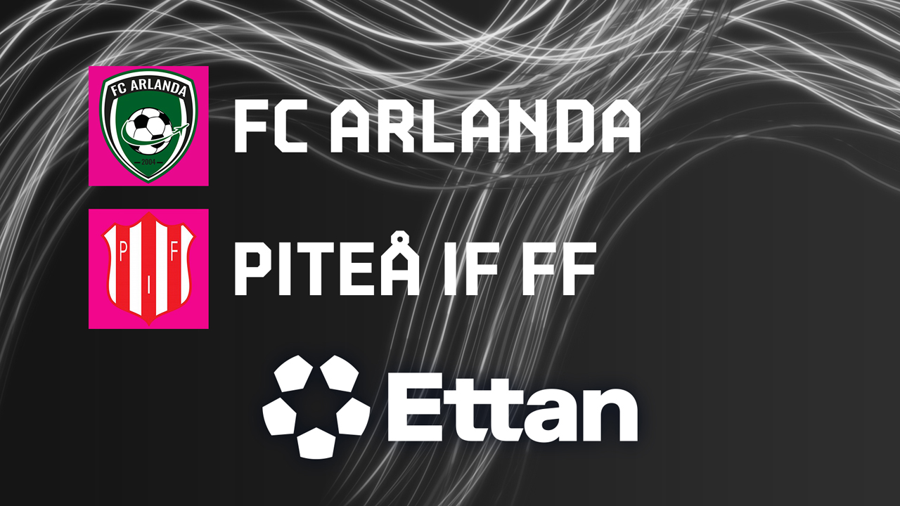 Arlanda vs Piteå poster