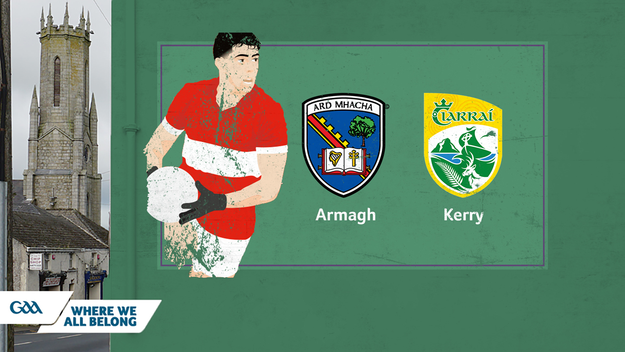 Armagh GAA Football vs Kerry GAA Football poster
