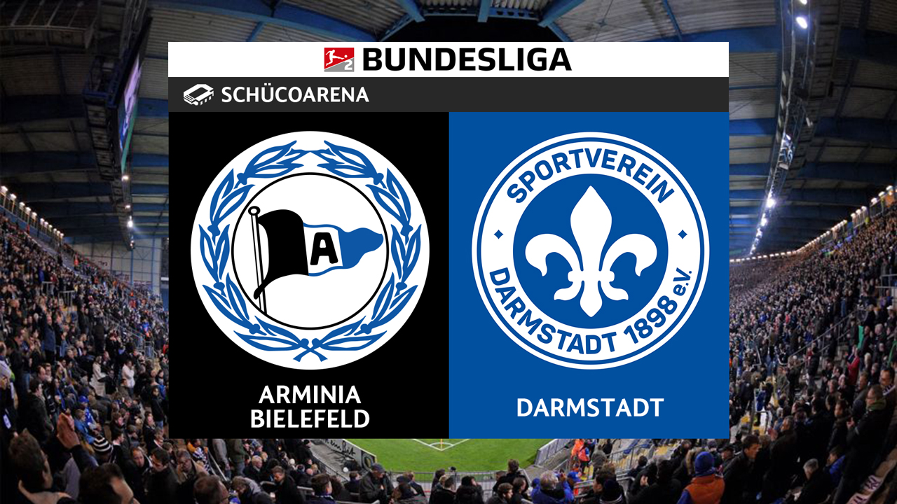 Arminia Bielefeld vs Darmstadt poster