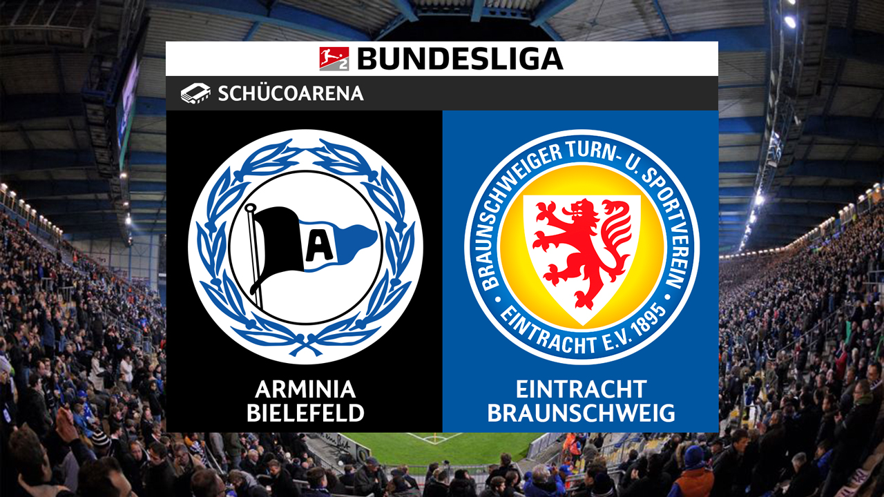 Arminia Bielefeld vs Eintracht Braunschweig poster