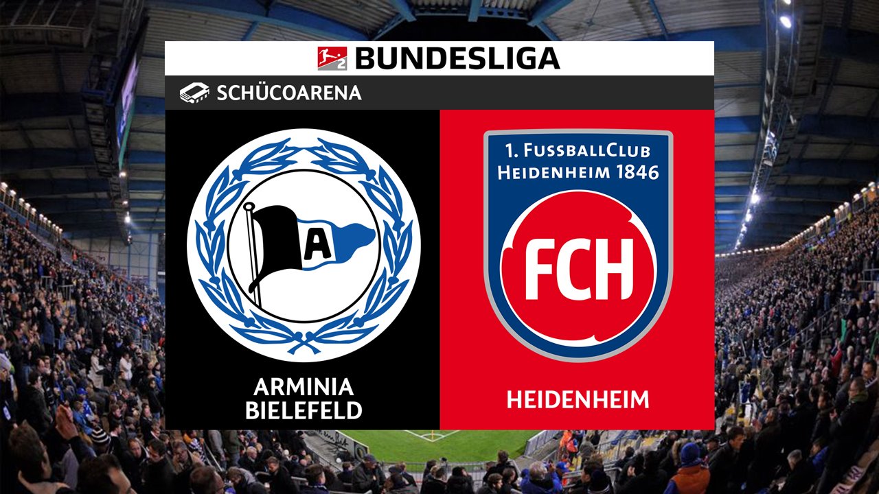 Arminia Bielefeld vs Heidenheim poster