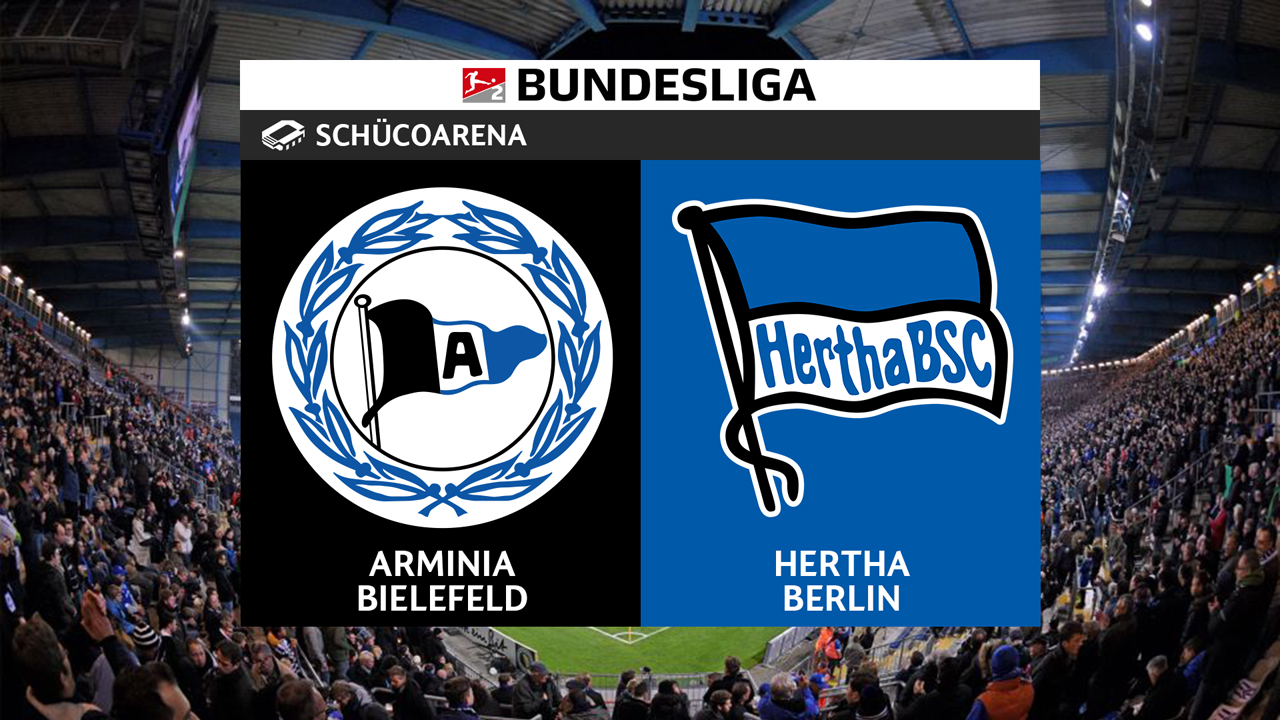 Arminia Bielefeld vs Hertha poster