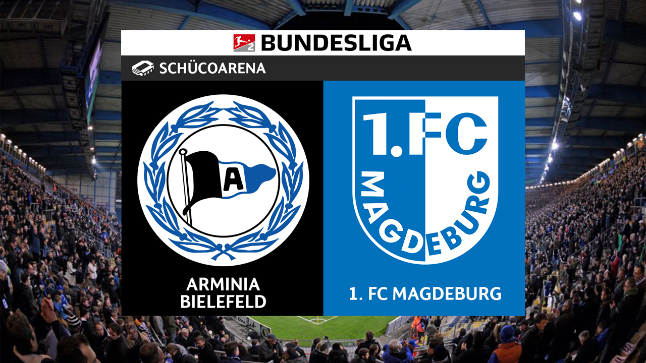 Arminia Bielefeld vs Magdeburg poster