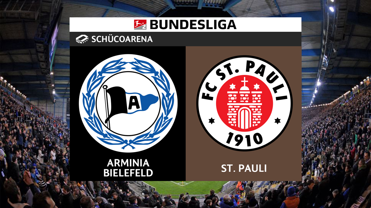 Arminia Bielefeld vs St Pauli poster