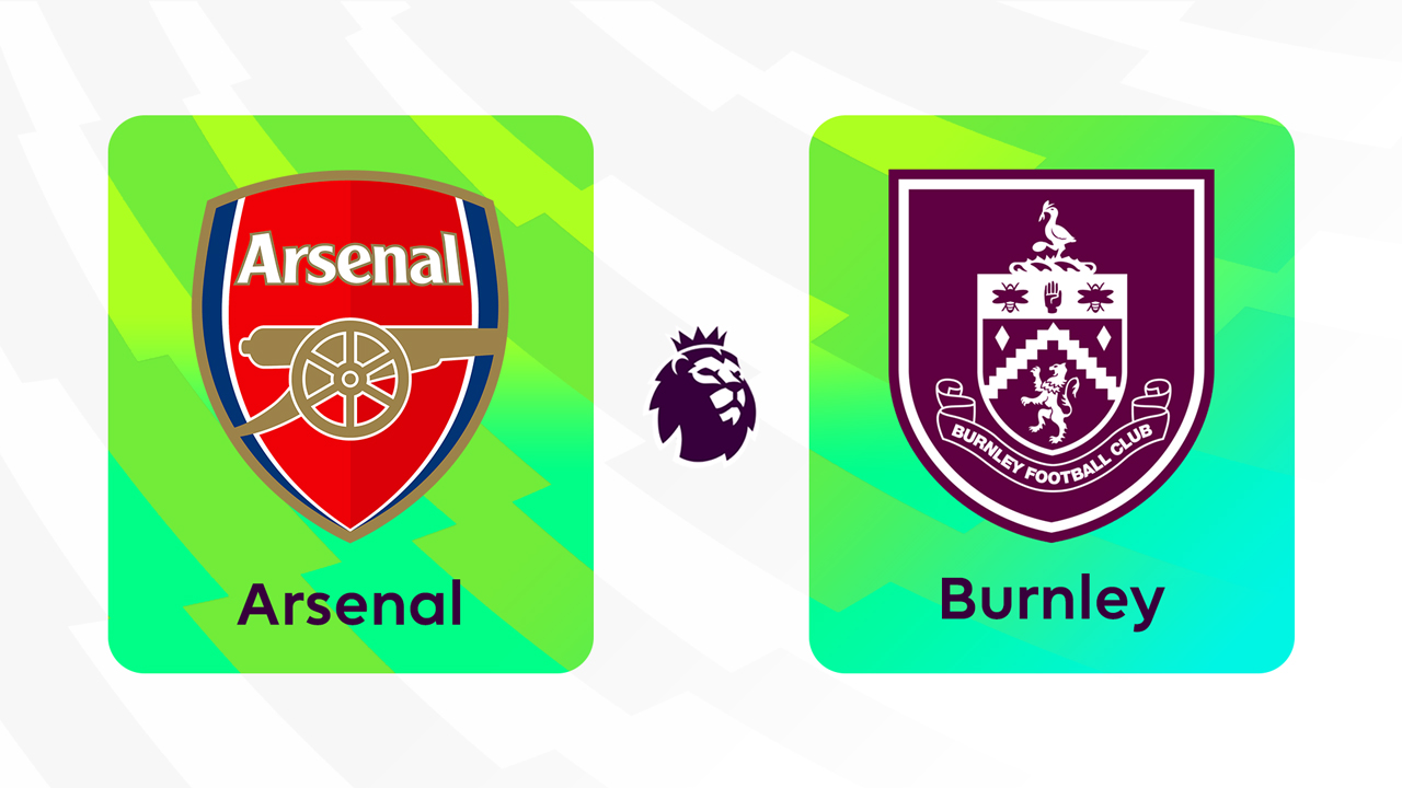 Arsenal vs Burnley poster