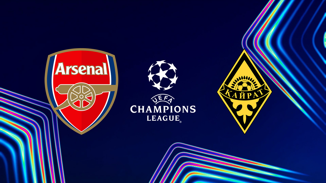 Arsenal vs Kairat Almaty poster