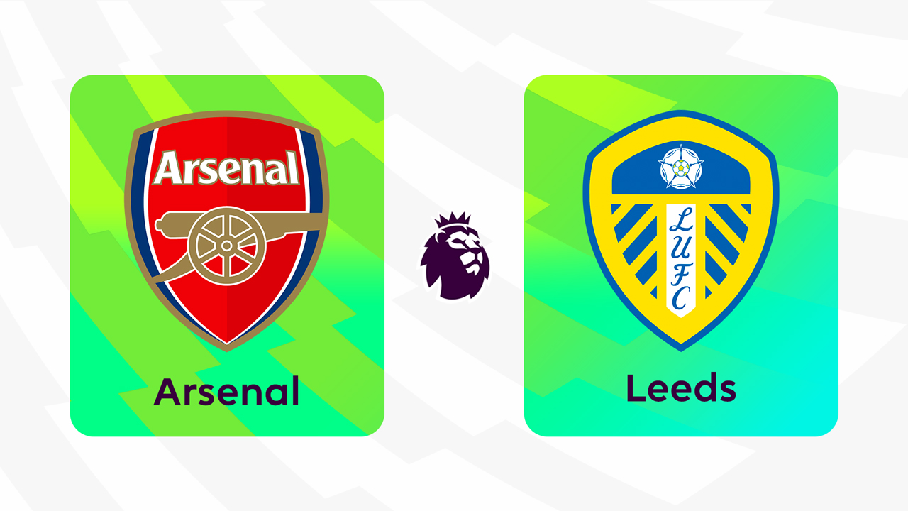 Arsenal vs Leeds United poster