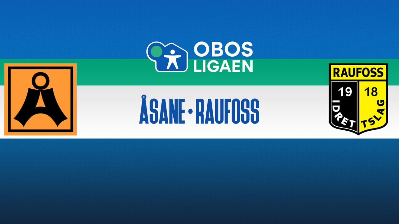Åsane vs Raufoss poster