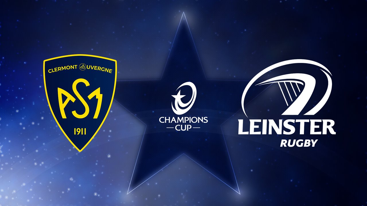 ASM Clermont Auvergne vs Leinster poster