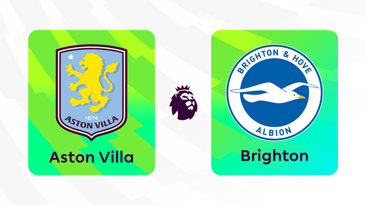 Aston Villa vs Brighton and Hove Albion poster