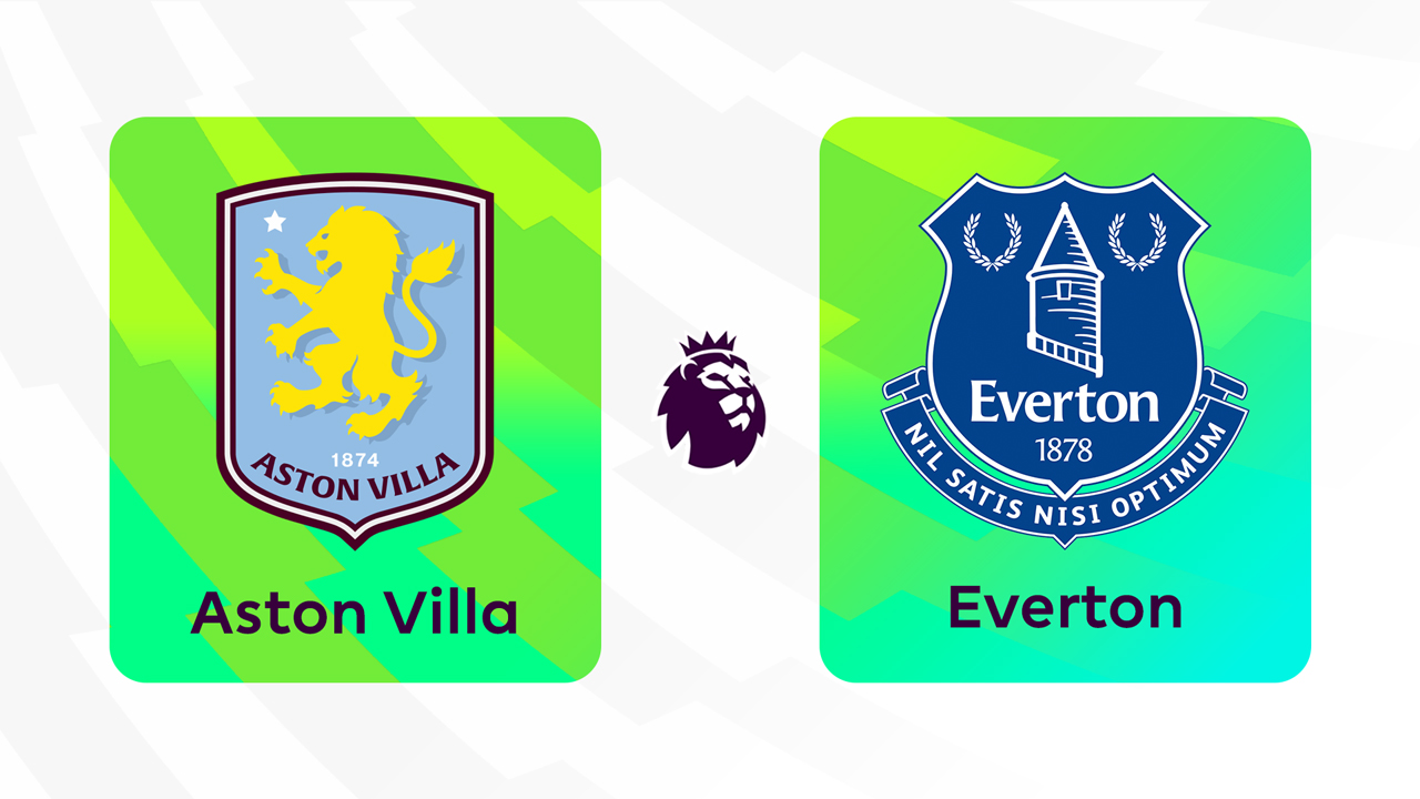 Aston Villa vs Everton poster