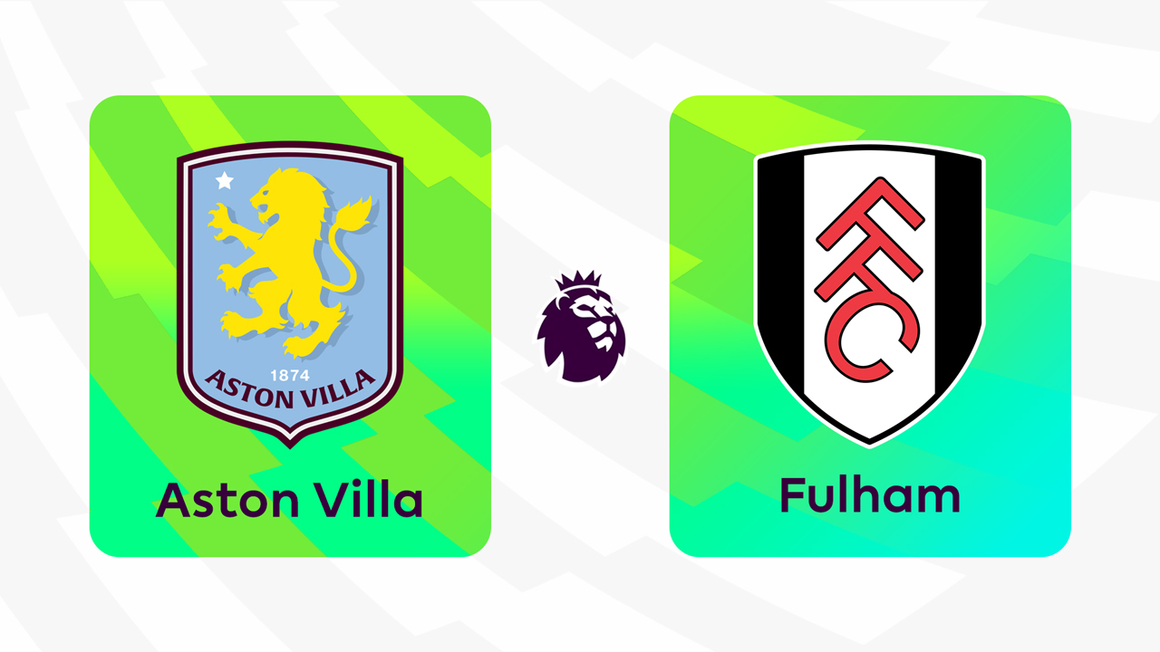 Aston Villa vs Fulham poster