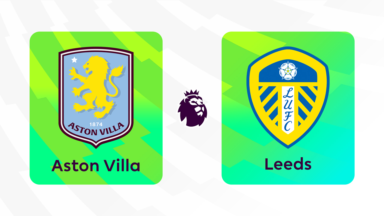Aston Villa vs Leeds United poster