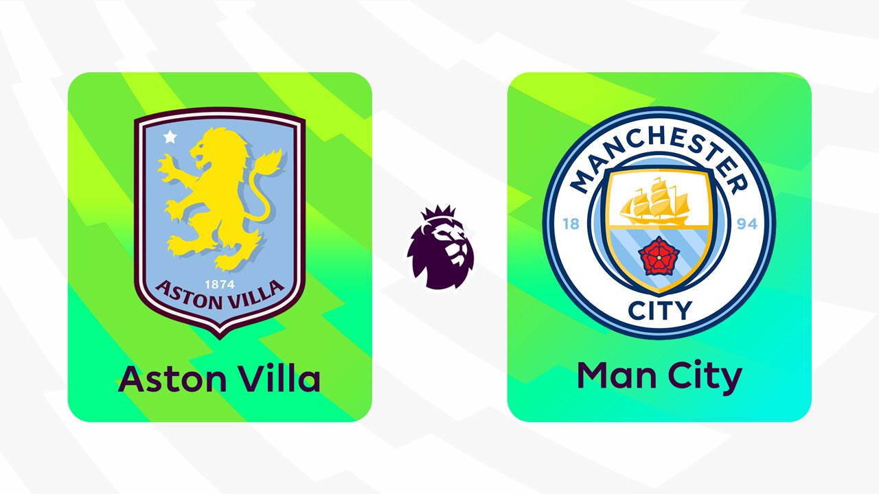 Aston Villa vs Manchester City poster