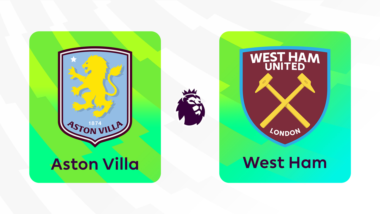Aston Villa vs West Ham United poster