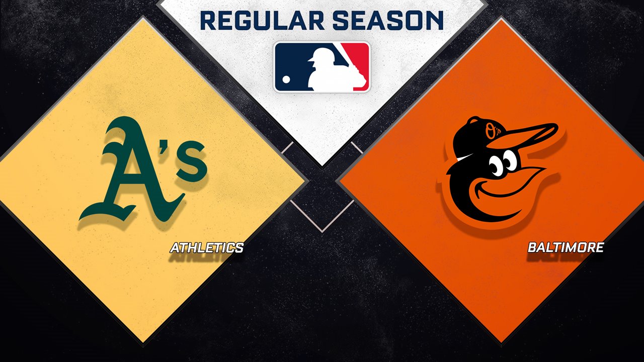 Athletics vs Baltimore Orioles poster