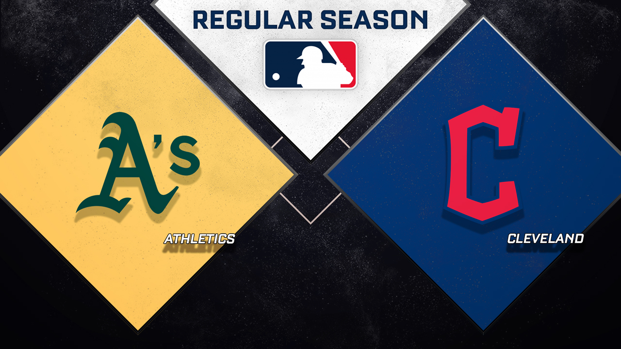Athletics vs Cleveland Guardians poster