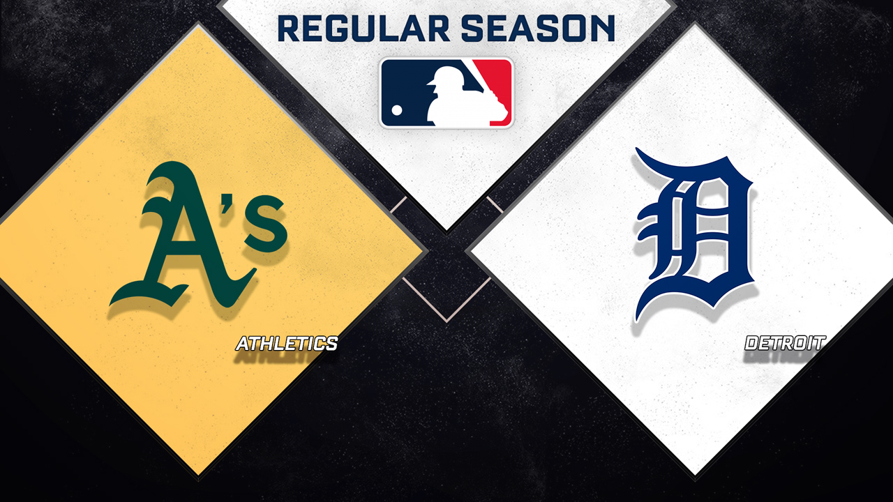 Athletics vs Detroit Tigers poster