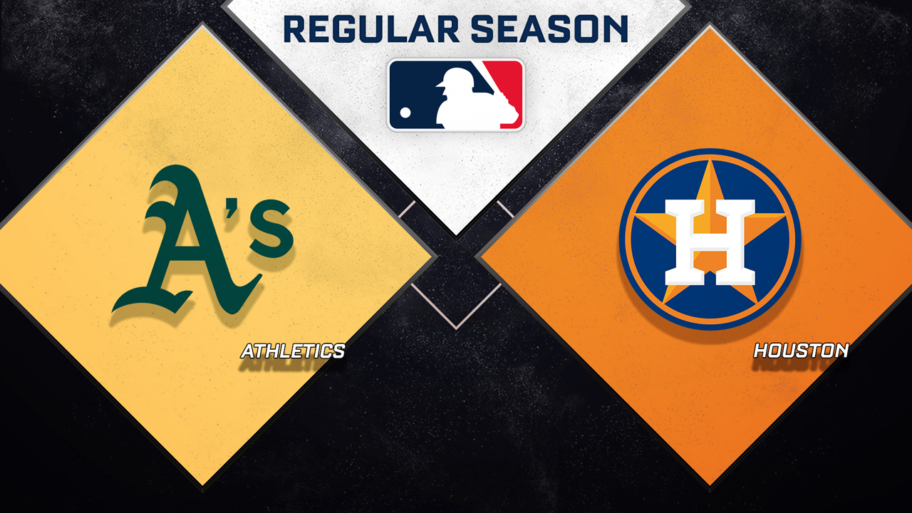 Athletics vs Houston Astros poster