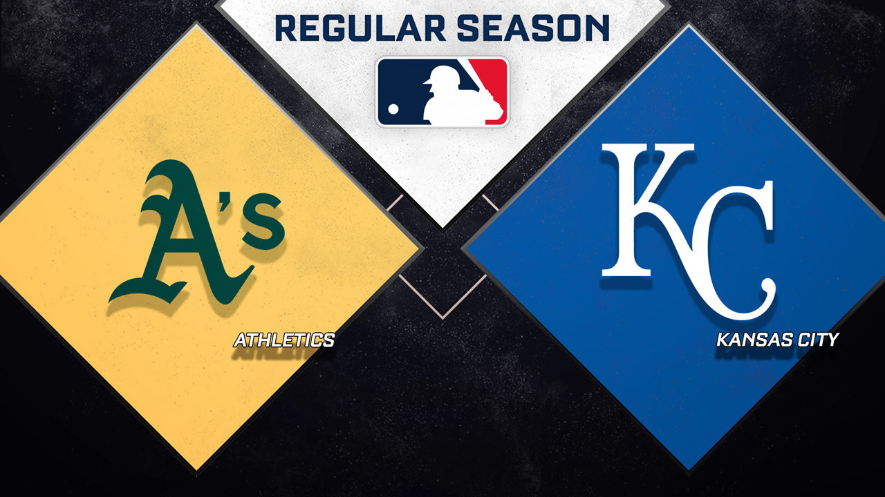 Athletics vs Kansas City Royals poster