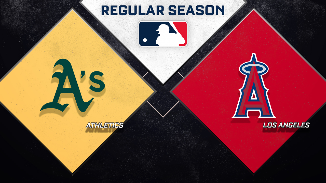 Athletics vs Los Angeles Angels poster