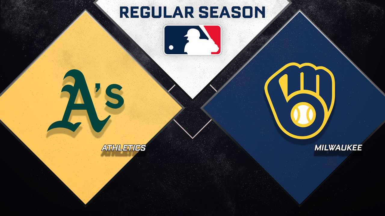 Athletics vs Milwaukee Brewers poster