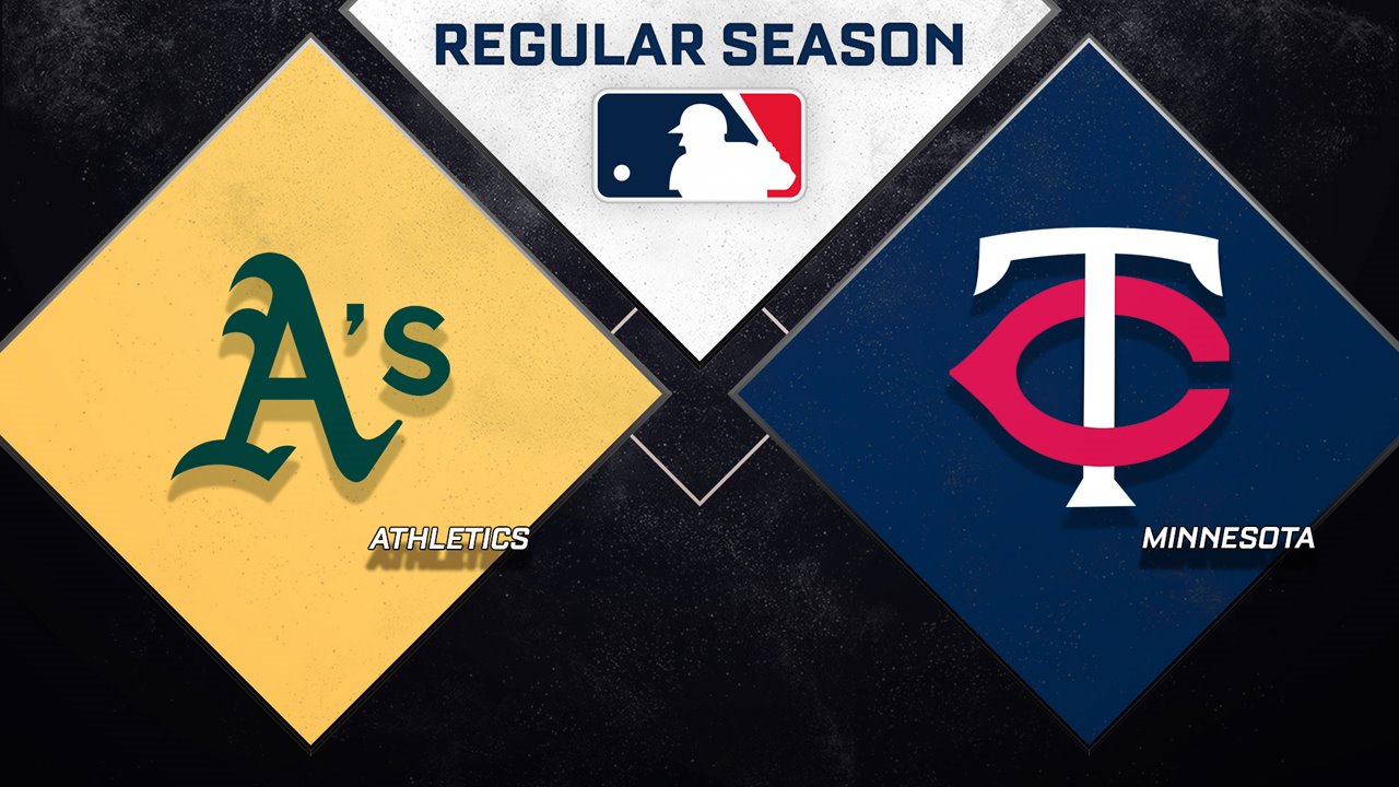 Athletics vs Minnesota Twins poster