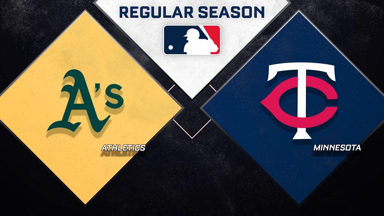 Athletics vs Minnesota Twins poster