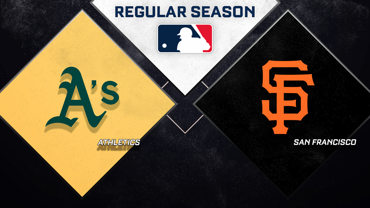 Athletics vs San Francisco Giants poster