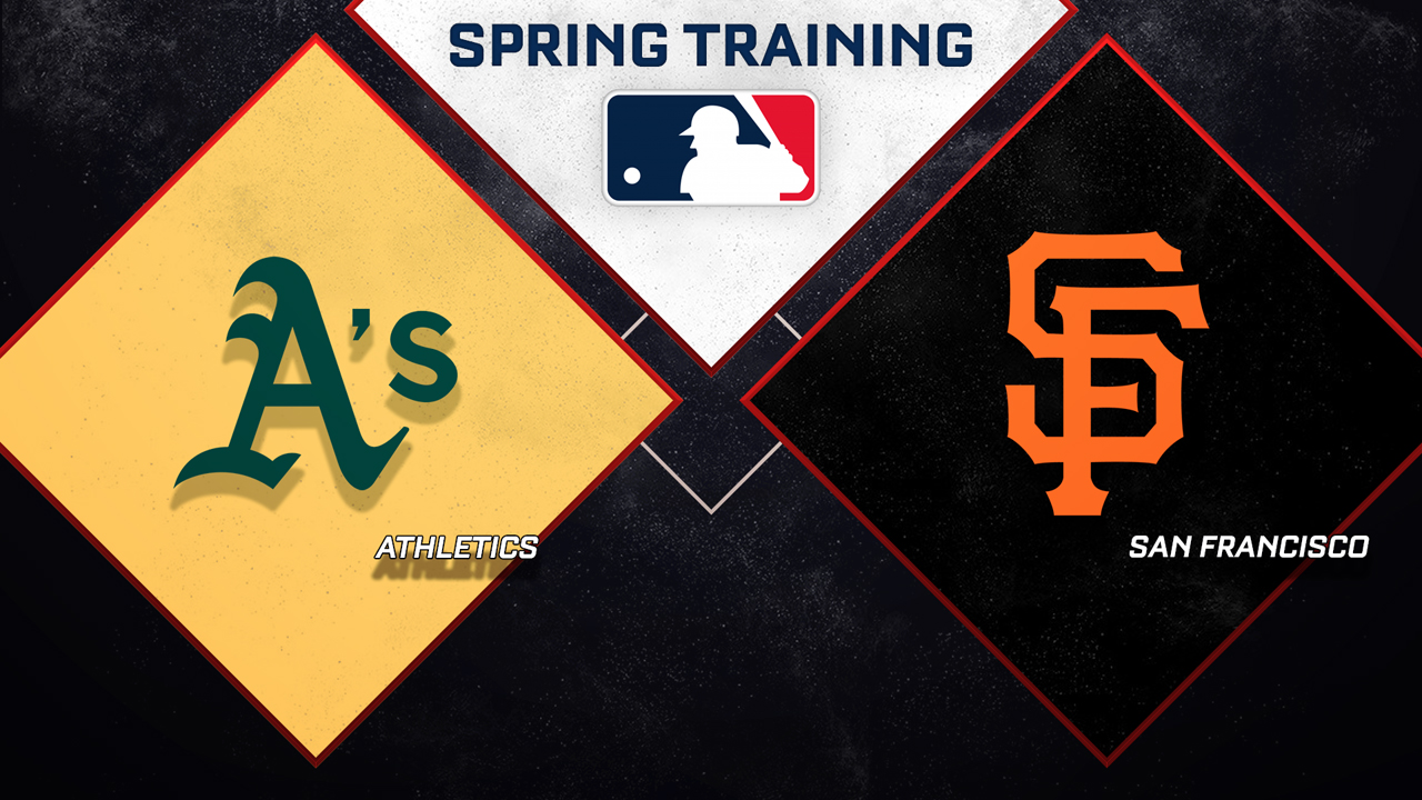 Athletics vs San Francisco Giants poster