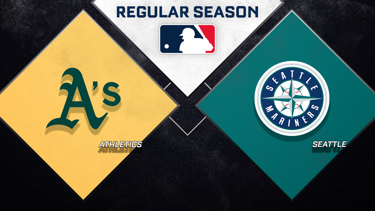 Athletics vs Seattle Mariners poster