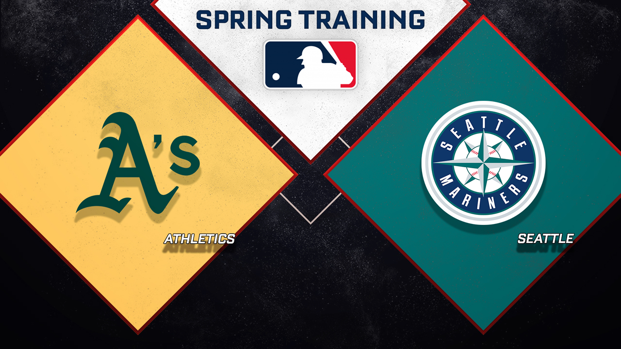 Athletics vs Seattle Mariners poster