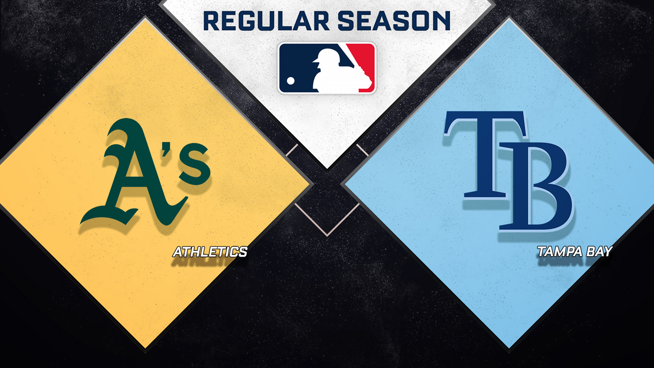 Athletics vs Tampa Bay Rays poster