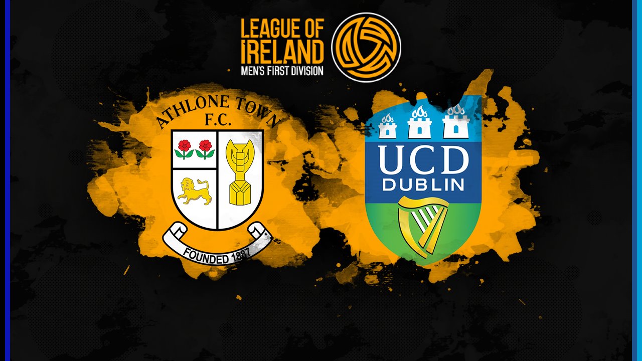 Athlone Town vs UCD poster