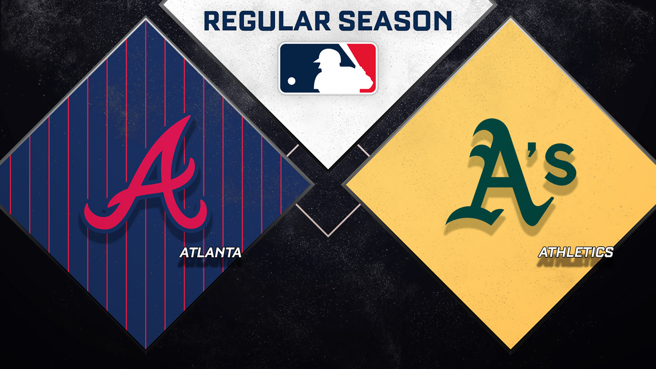 Atlanta Braves vs Athletics poster