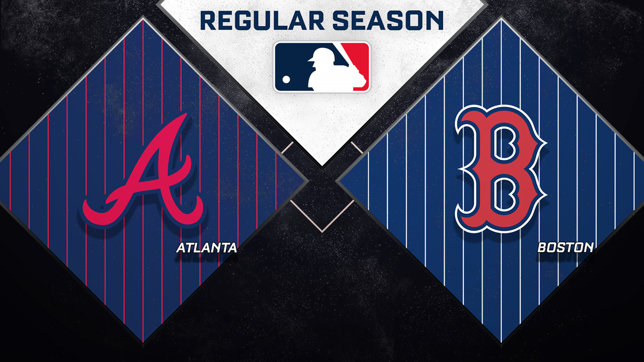 Atlanta Braves vs Boston Red Sox poster