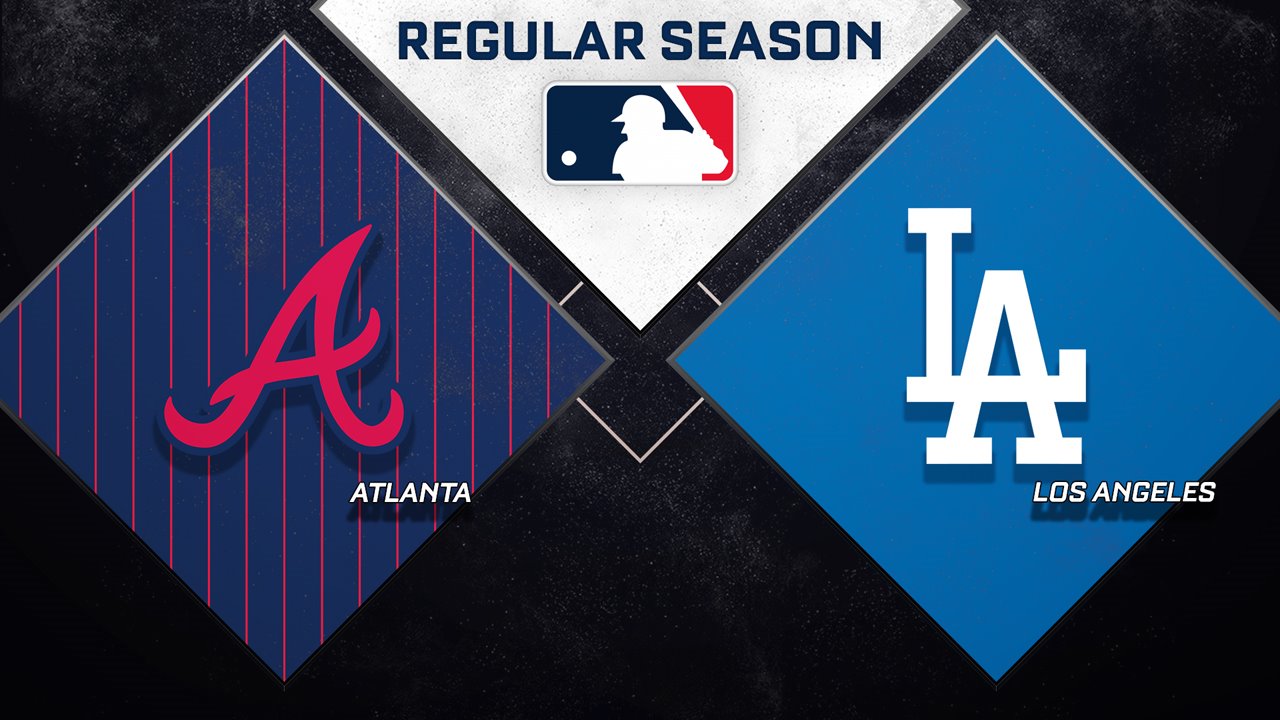 Atlanta Braves vs Los Angeles Dodgers poster