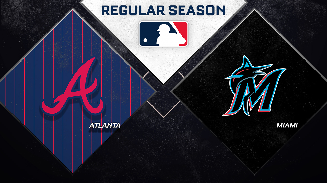Atlanta Braves vs Miami Marlins poster
