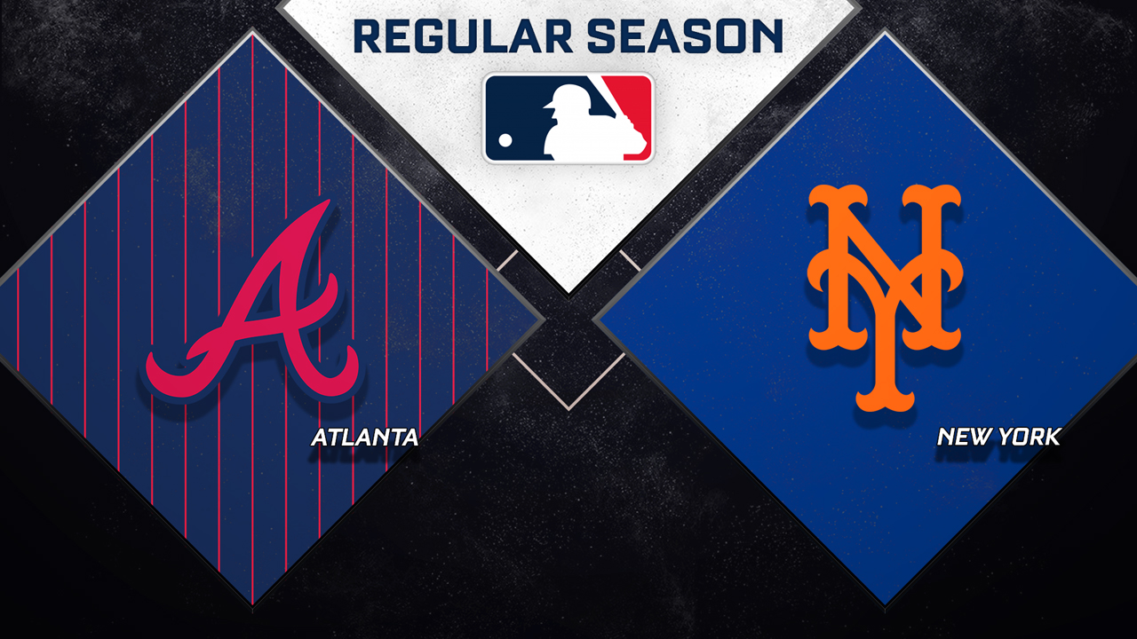 Atlanta Braves vs New York Mets poster