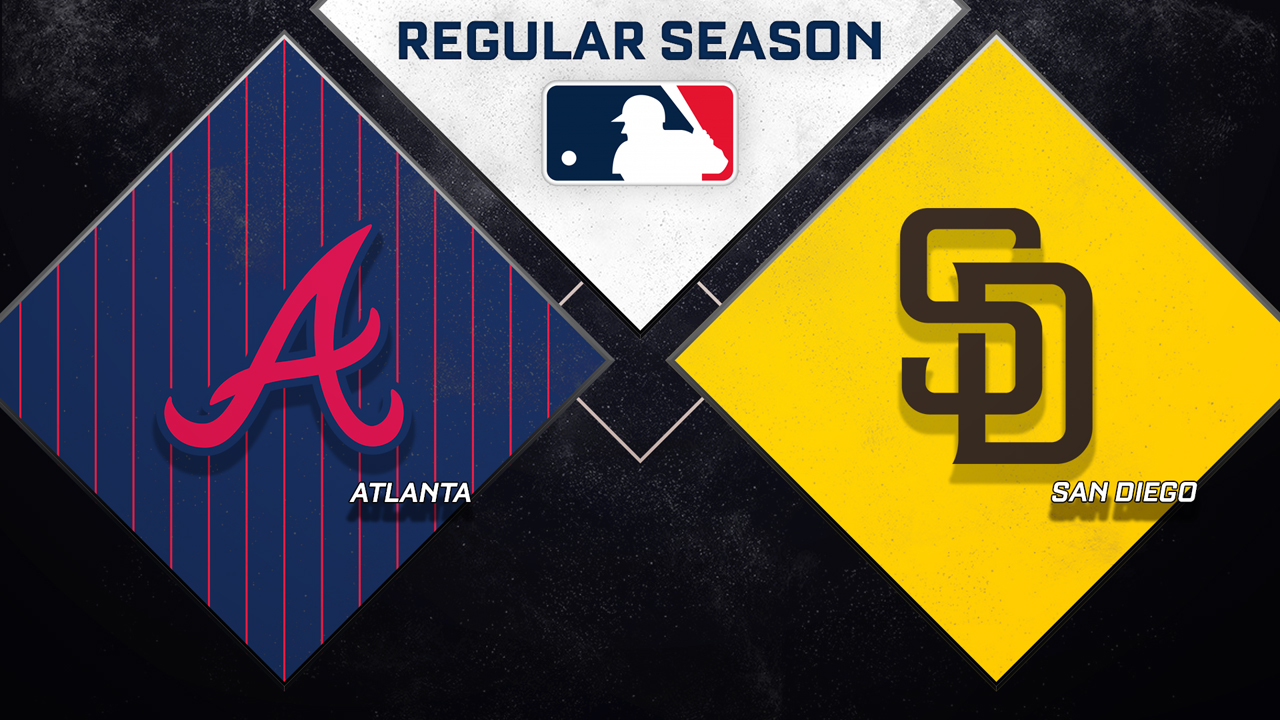 Atlanta Braves vs San Diego Padres poster
